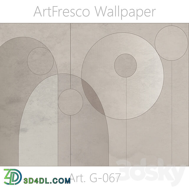 ArtFresco Wallpaper Designer seamless wallpaper Art. G 067OM 3D Models