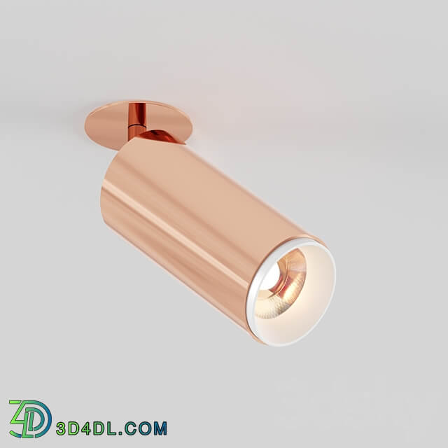 HOKASU Tube IN lamp with swivel mount 3D Models