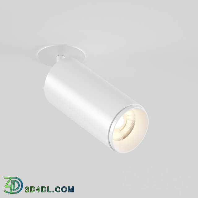 HOKASU Tube IN lamp with swivel mount 3D Models