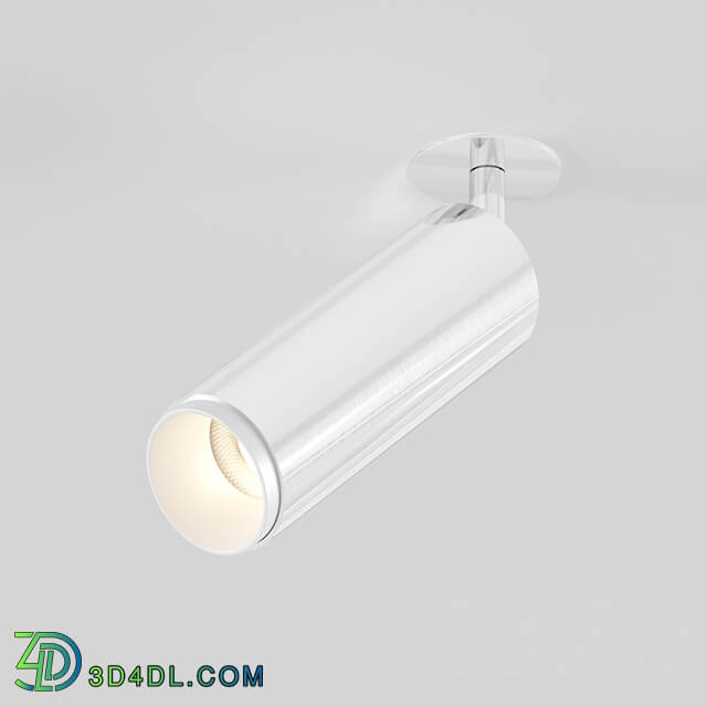 HOKASU Tube IN lamp with swivel mount 3D Models