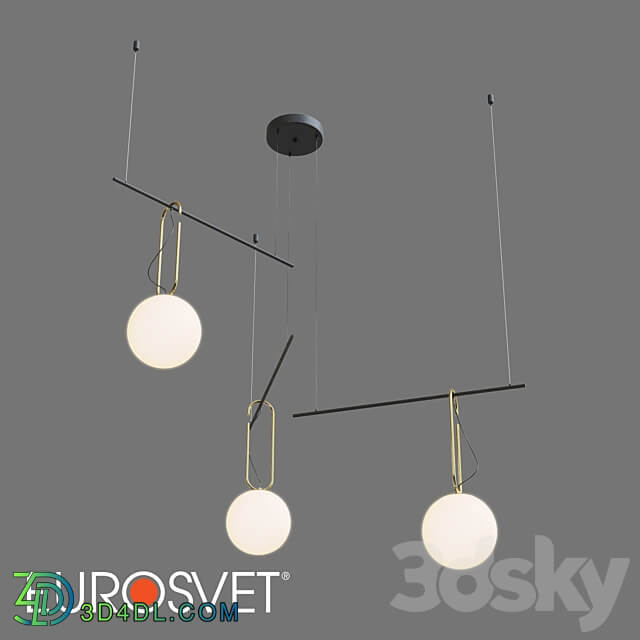 OM Pendant lamp Eurosvet Nicely 3 Pendant light 3D Models