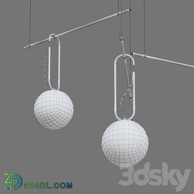 OM Pendant lamp Eurosvet Nicely 3 Pendant light 3D Models