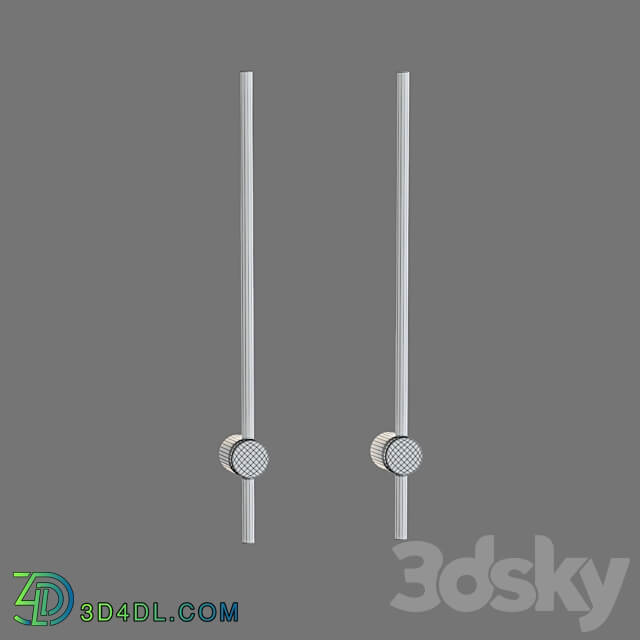 OM LED wall lamp MRL LED 1115 Cane 3D Models