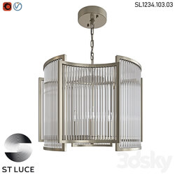 SL1234.103.03 Pendant chandelier ST Luce Nickel/Transparent OM 