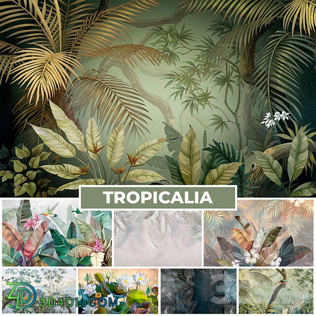 Wallpaper. Collection Tropicalia