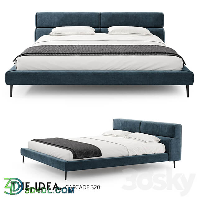 OM THE IDEA bed CASCADE 320 Bed 3D Models