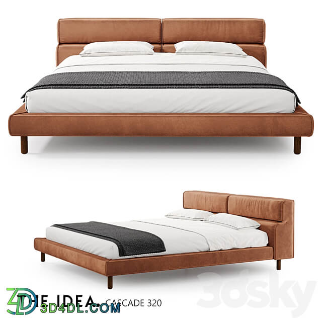 OM THE IDEA bed CASCADE 320 Bed 3D Models