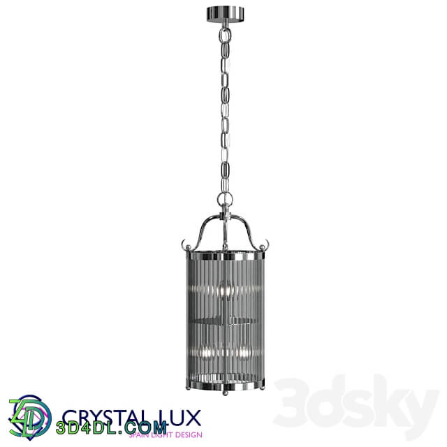 Tadeo SP4 D200 Chrome Transparente Pendant light 3D Models