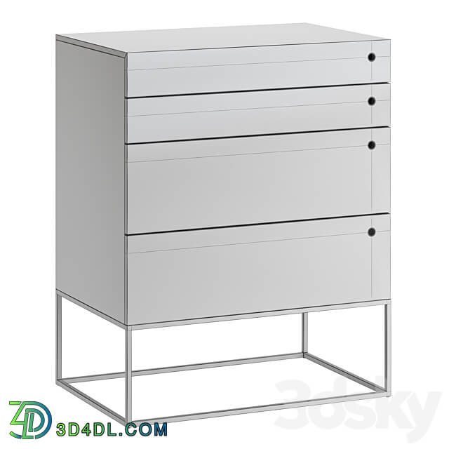 OM High chest of drawers Hobby Alf DaFre Sideboard Chest of drawer 3D Models