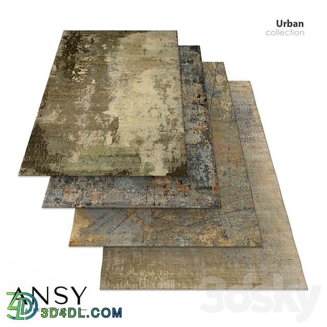 Carpets ANSY Carpet Company collection Urban part.2 3D Models