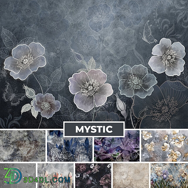 Wallpaper. Collection Mystic 3D Models