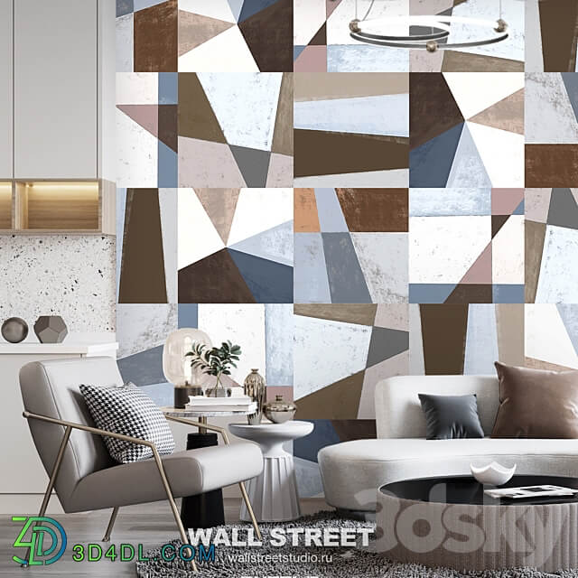 Designer wallpapers PUZZLE pack 3 3D Models