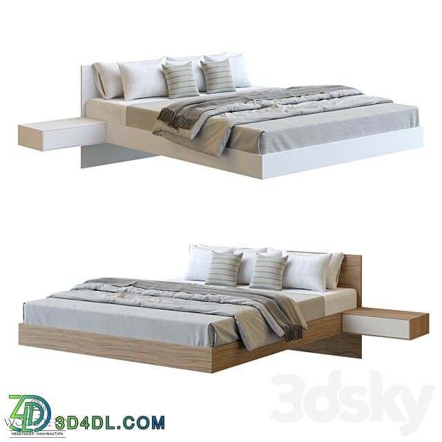 Lake Floating Bed Bed 3D Models