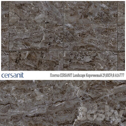 Tile CERSANIT Landscape Brown 29 8X59 8 A16777 3D Models 