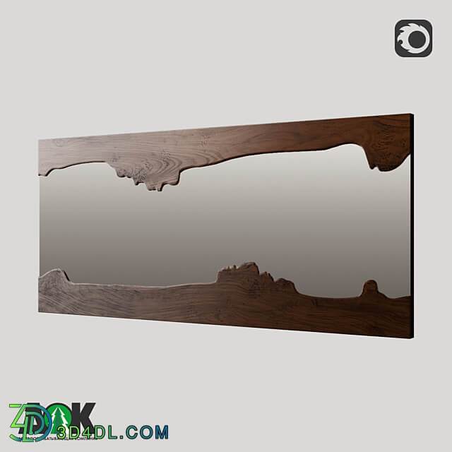 OM Slab mirror Canyon 1 3D Models