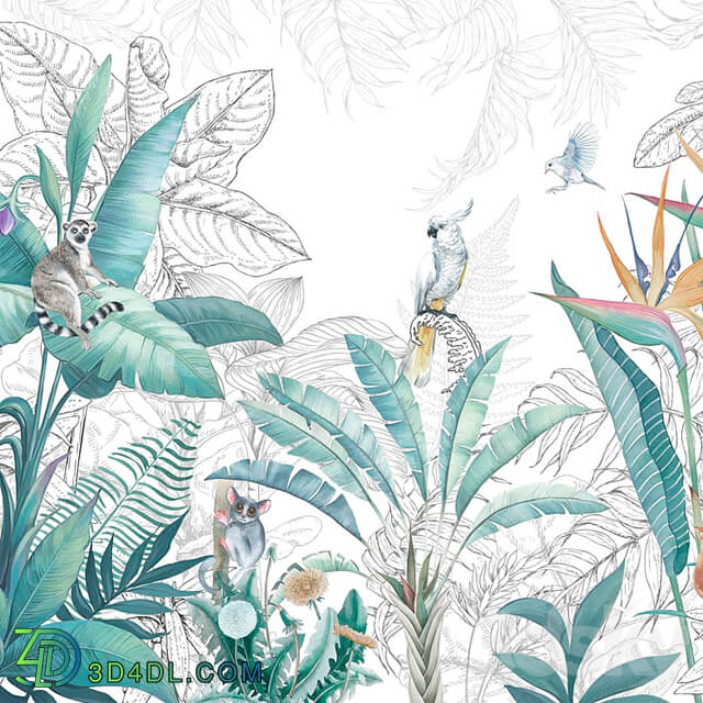 Wallpaper. Collection Fauna