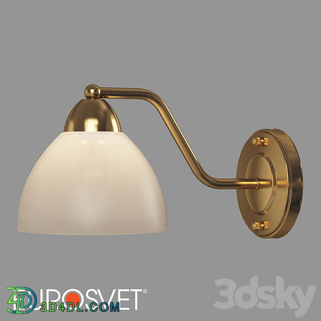 OM Sconce with glass shade Eurosvet 30172/1 Carissa