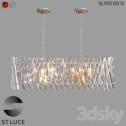 SL1170.103.12 Pendant chandelier ST Luce Nickel Transparent OM Pendant light 3D Models 