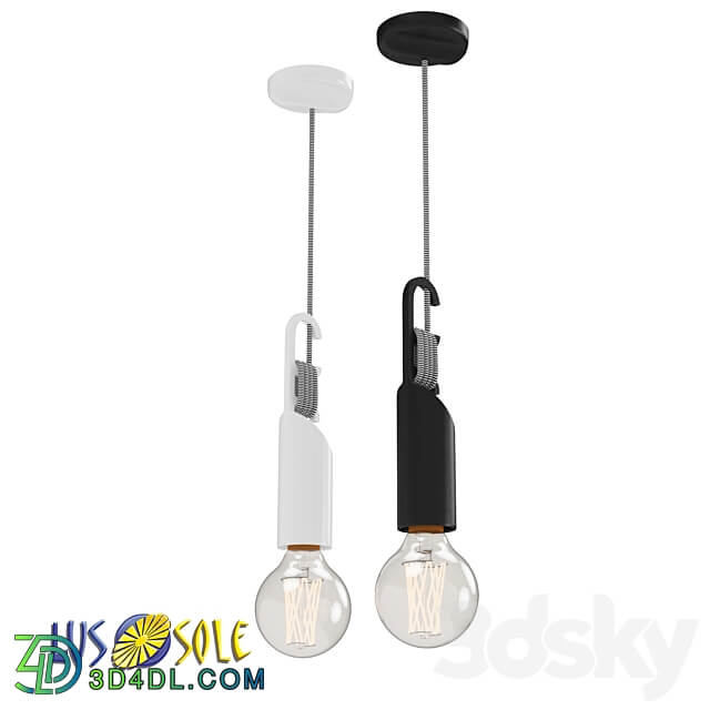 OM Pendant lights Lussole Lgo Cozy LSP 8547 LSP 8548 Pendant light 3D Models