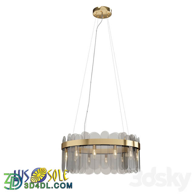 OM Pendant chandelier Lussole Lauderdale LSP 8612