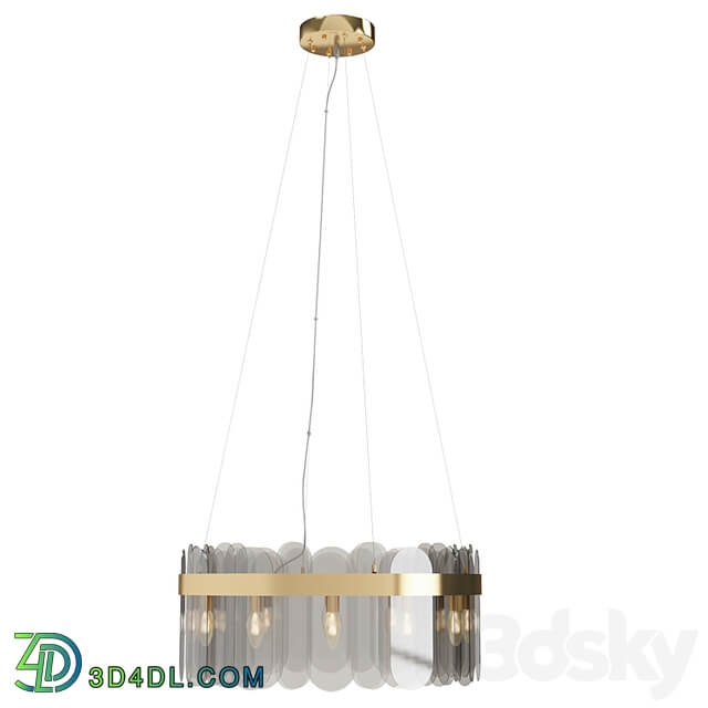 OM Pendant chandelier Lussole Lauderdale LSP 8612