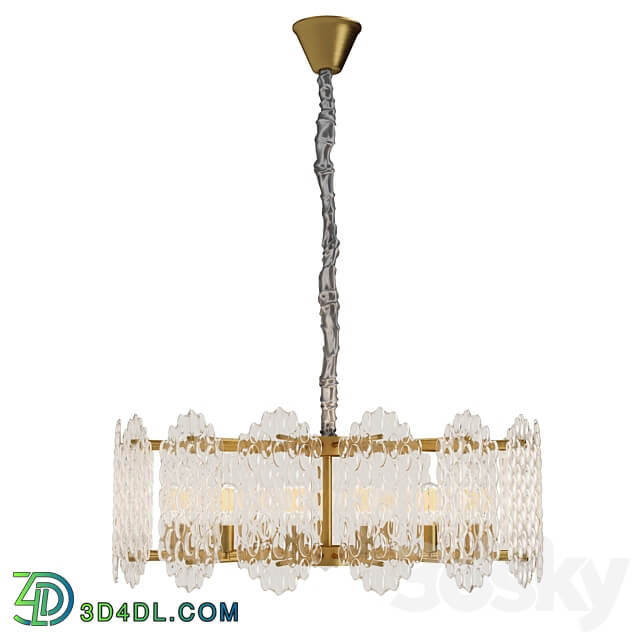 OM Pendant chandelier Lussole Loft Laramie LSP 8536 Pendant light 3D Models