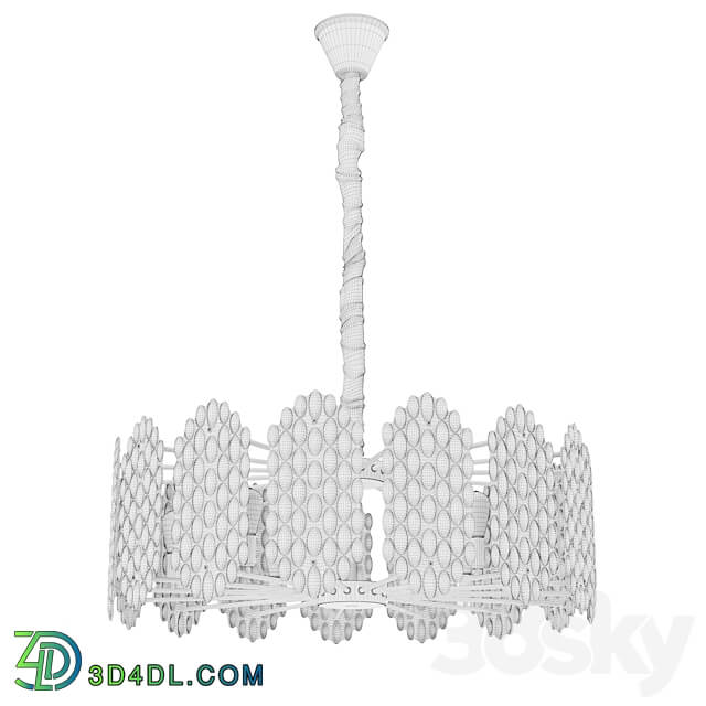 OM Pendant chandelier Lussole Loft Laramie LSP 8536 Pendant light 3D Models