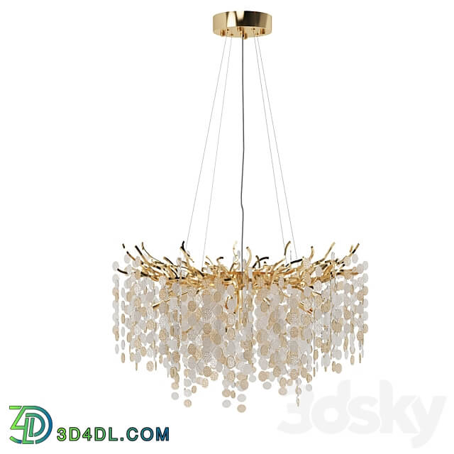 OM Pendant chandelier Lussole Lamar LSP 8597 Pendant light 3D Models