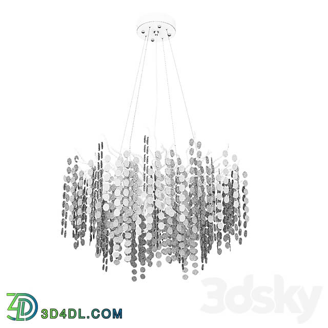 OM Pendant chandelier Lussole Lamar LSP 8597 Pendant light 3D Models