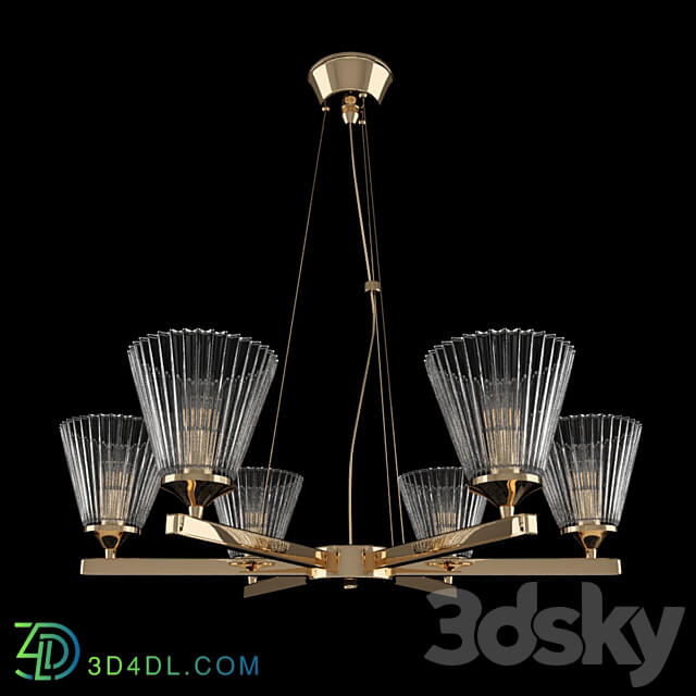 NEWPORT 3610 3616 C gold nickel Pendant light 3D Models