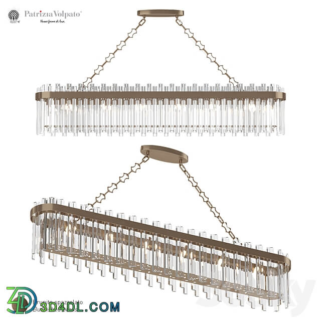 Pendant chandelier Patrizia Volpato Riflessi by Cristalli 7210 160 Pendant light 3D Models