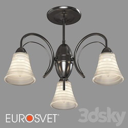 OM Ceiling chandelier Eurosvet 30173 3 Dana Pendant light 3D Models 