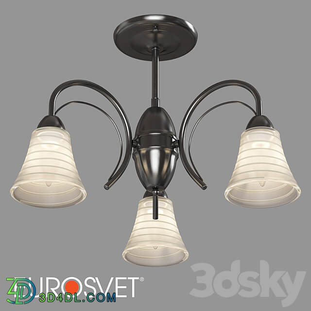 OM Ceiling chandelier Eurosvet 30173 3 Dana Pendant light 3D Models