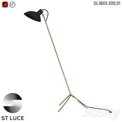 SL1803.205.01 Floor lamp ST Luce Black/Gold OM 