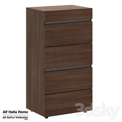 OM High chest of drawers Twice Alf DaFre Sideboard Chest of drawer 3D Models 