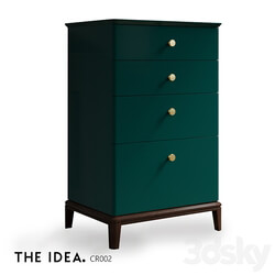 OM THE IDEA high chest of drawers CRYSTAL 002 