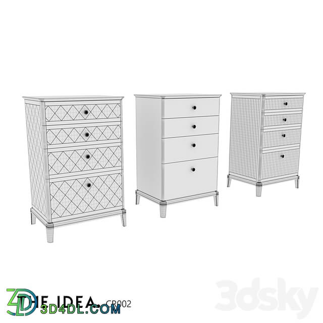 OM THE IDEA high chest of drawers CRYSTAL 002
