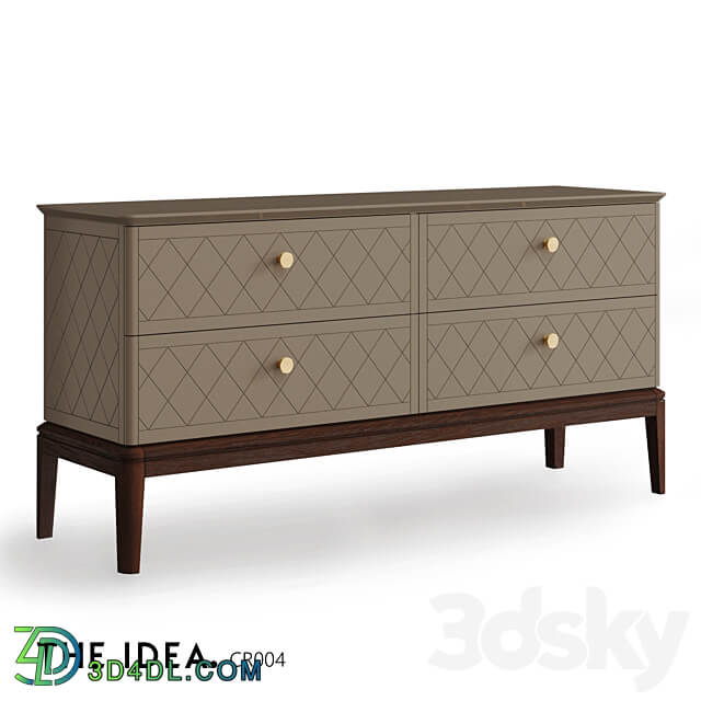 OM THE IDEA chest of drawers CRYSTAL 004 Sideboard Chest of drawer 3D Models