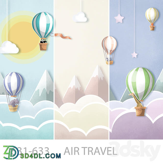 Wallpapers/Air travel/Designer wallpapers/Panels/Photomurals/Mural