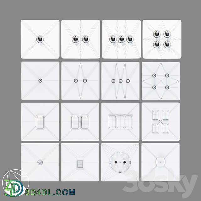 K14 K15 K16 Series Panel Switch Lampsshop.com Miscellaneous 3D Models