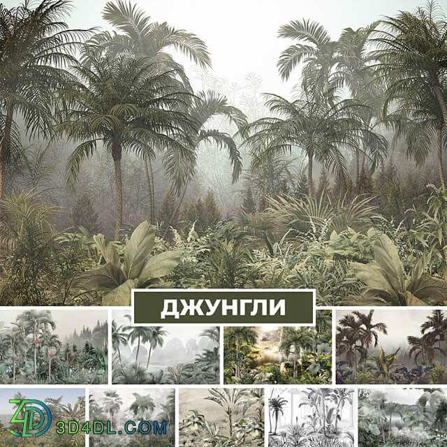 Wallpaper. Collection Jungle