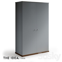 OM THE IDEA cupboard CRYSTAL 006 Wardrobe Display cabinets 3D Models 