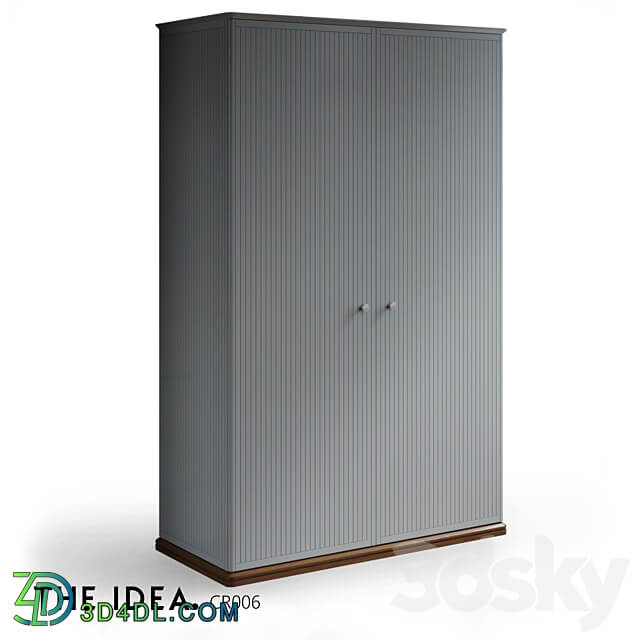 OM THE IDEA cupboard CRYSTAL 006 Wardrobe Display cabinets 3D Models