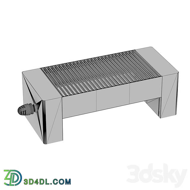 "Coral Pro" floor design convector with a decorative insert