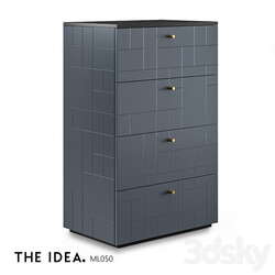 OM THE IDEA high chest of drawers MINIMAL 050 