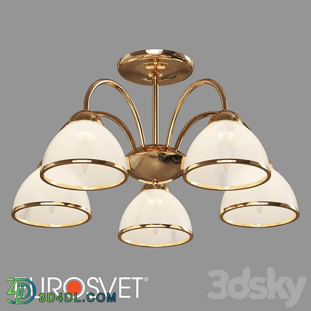 OM Ceiling chandelier with shades Eurosvet 30174/5 Shanon