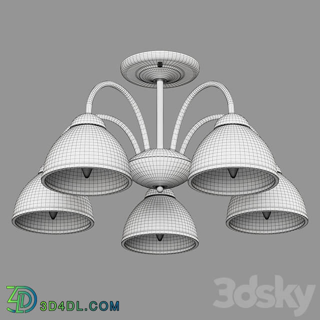 OM Ceiling chandelier with shades Eurosvet 30174/5 Shanon