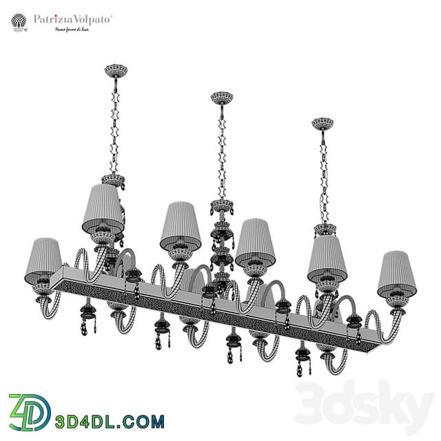 Hanging chandelier Patrizia Volpato Intressi 1310 10 H74