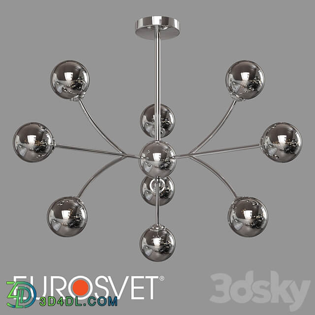 OM Ceiling chandelier with glass shades Eurosvet 30179 Astro