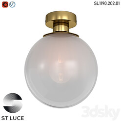 SL1190.202.01 Ceiling lamp ST Luce Golden/Transparent white OM 